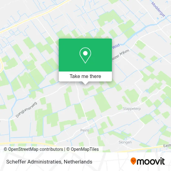 Scheffer Administraties map