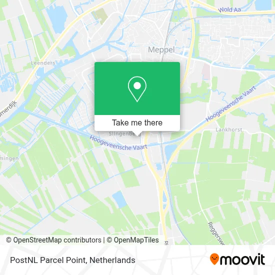 Postnl Pakketpunt map