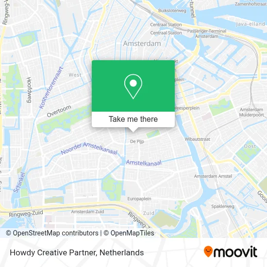 Howdy Creative Partner map