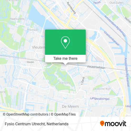 Fysio Centrum Utrecht map