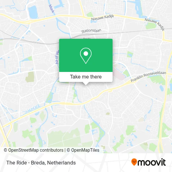 The  Ride - Breda map