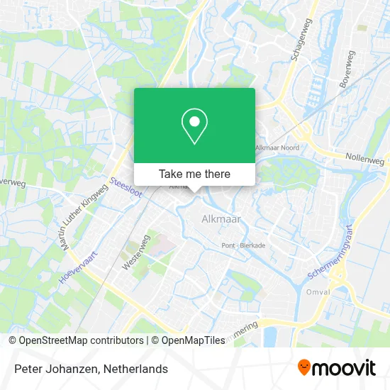 Peter Johanzen map