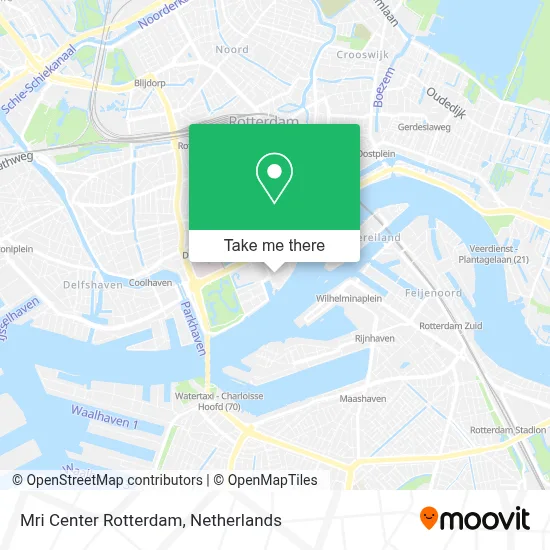 Mri Center Rotterdam map