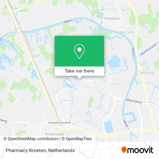 Pharmacy Kroeten map