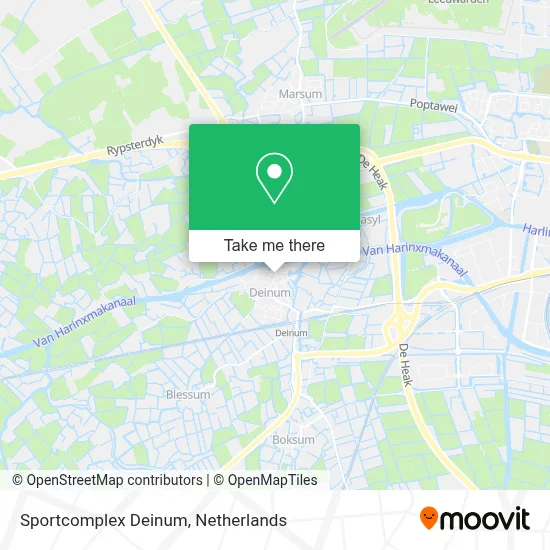 Sportcomplex Deinum map