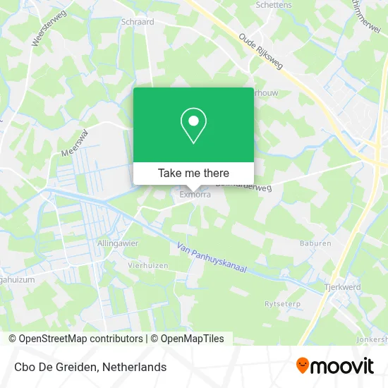 Cbo De Greiden map