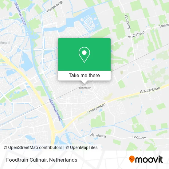 Foodtrain Culinair map