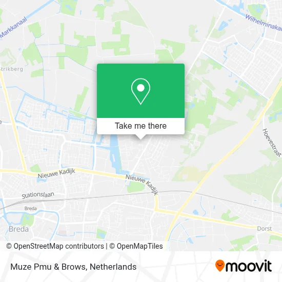 Muze Pmu & Brows map