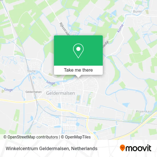 Winkelcentrum Geldermalsen map