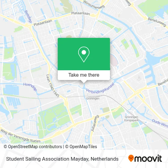 Student Sailing Association Mayday map