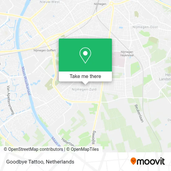 Goodbye Tattoo map