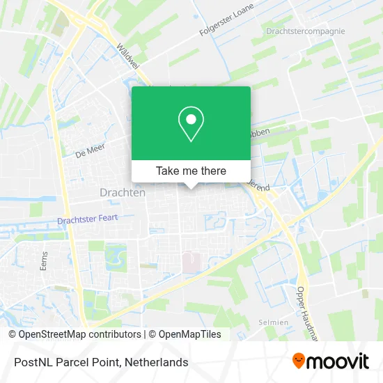 Postnl Pakketpunt map