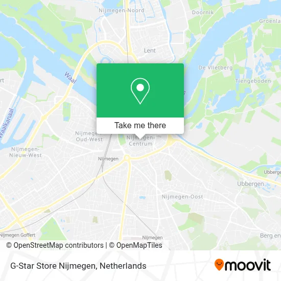 G-Star Store Nijmegen map