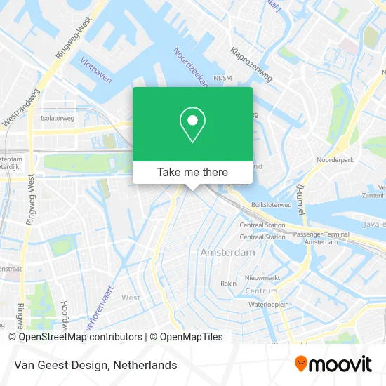 Van Geest Design Karte