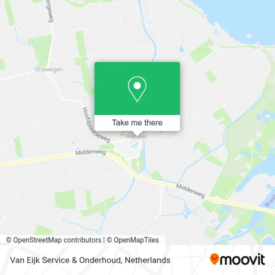 Van Eijk Service & Onderhoud map