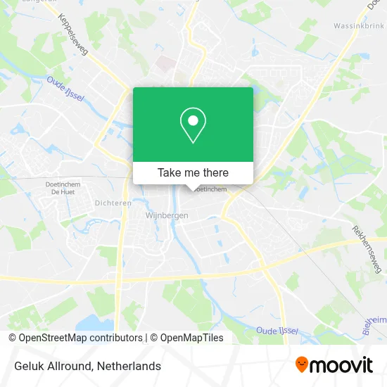 Geluk Allround map