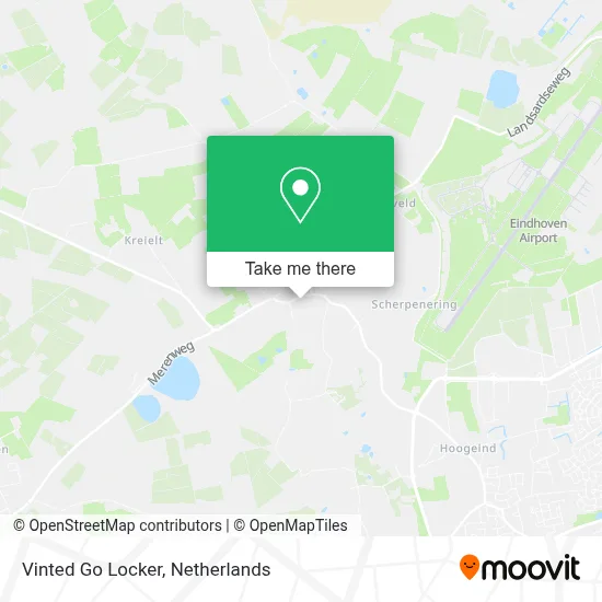 Vinted Go Locker map
