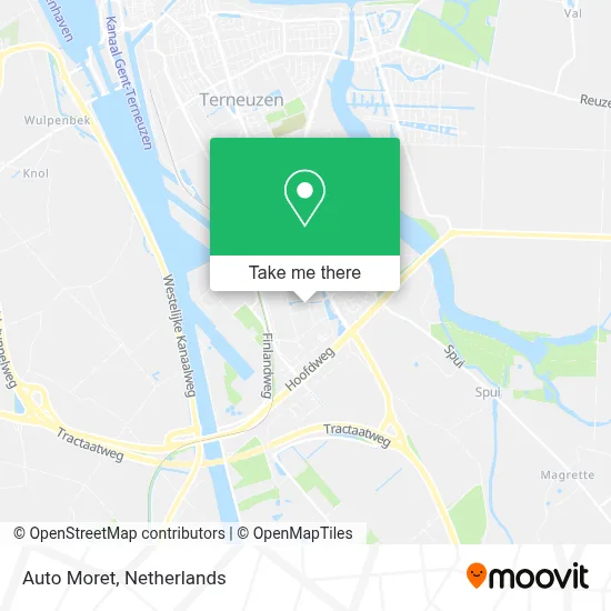 Auto Moret Karte