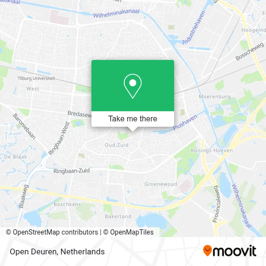Open Deuren map