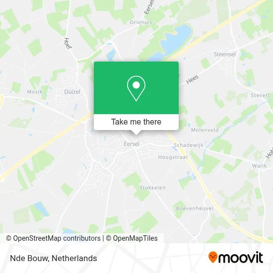 Nde Bouw map