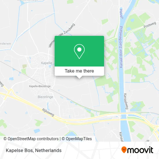 Kapelse Bos map