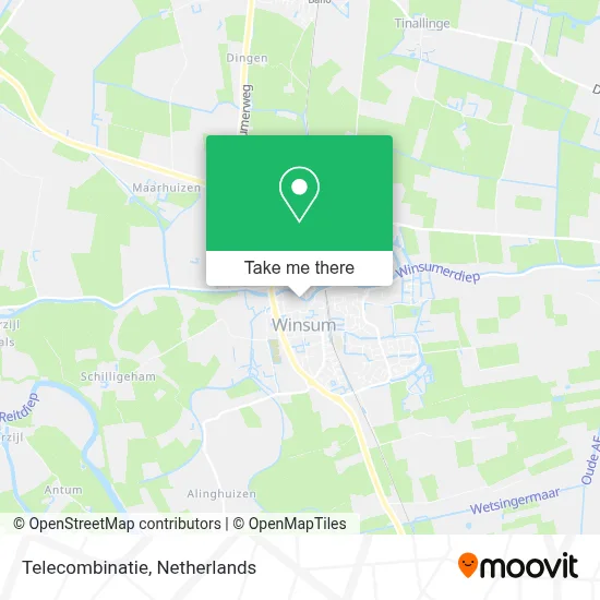 Telecombinatie map