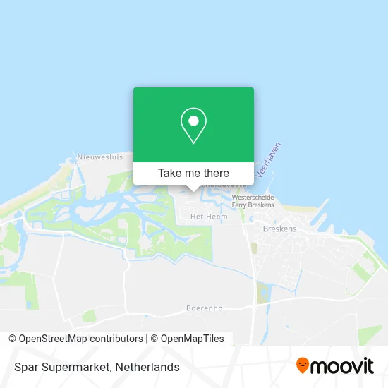 Spar Supermarkt map