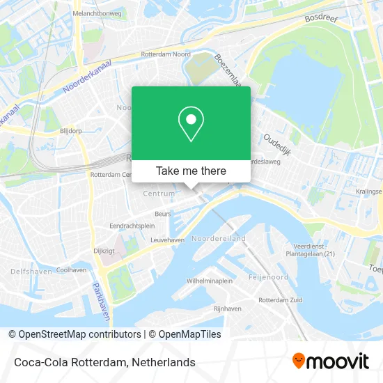Coca-Cola Rotterdam Karte