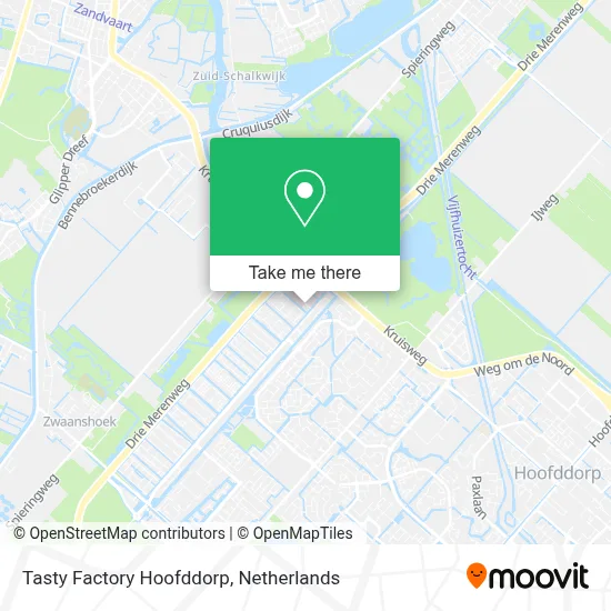 Tasty Factory Hoofddorp map