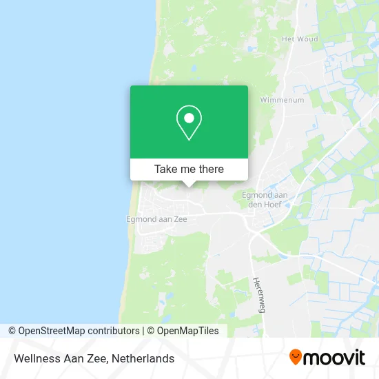 Wellness Aan Zee map