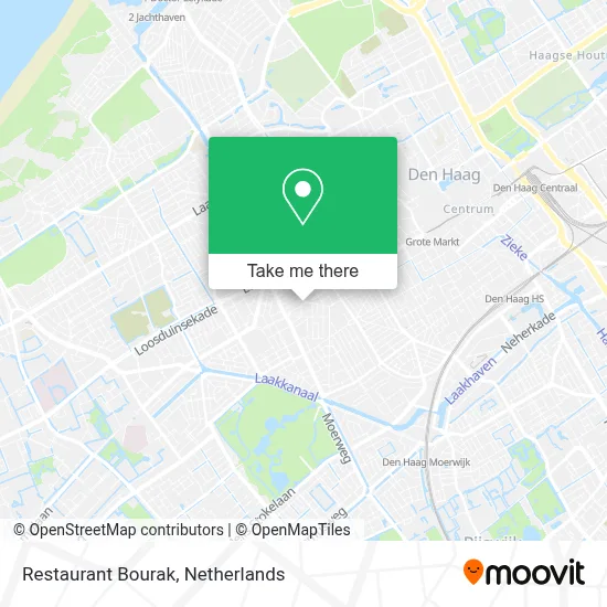 Restaurant Bourak map