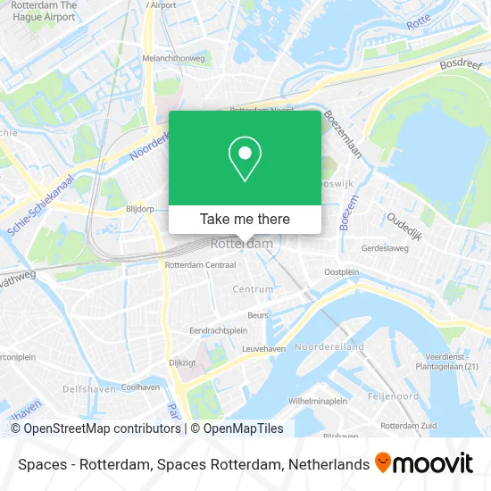 Spaces - Rotterdam, Spaces Rotterdam map