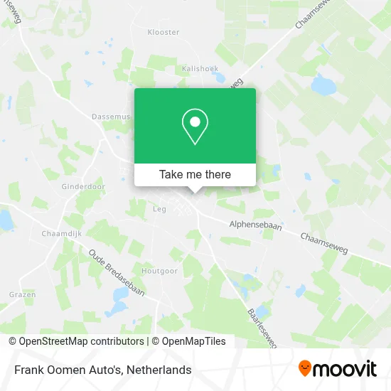 Frank Oomen Auto's map