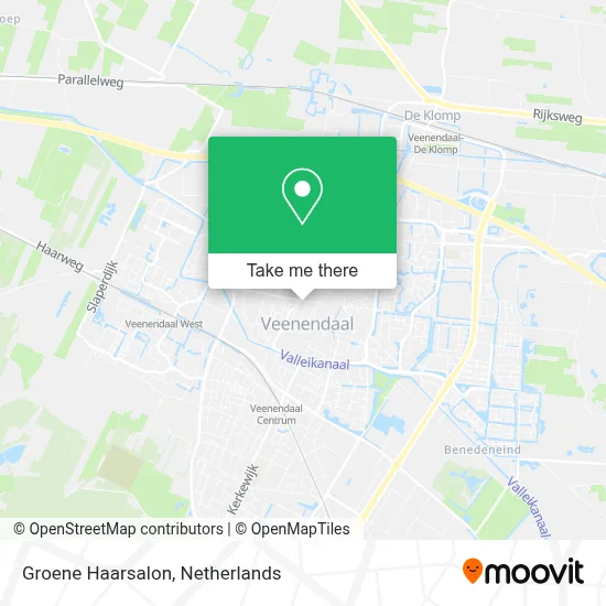 Groene Haarsalon map