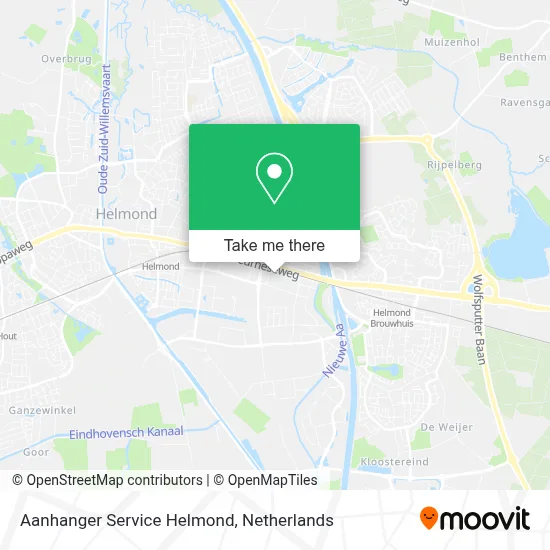 Aanhanger Service Helmond map