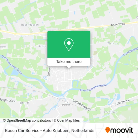 Bosch Car Service - Auto Knobben Karte