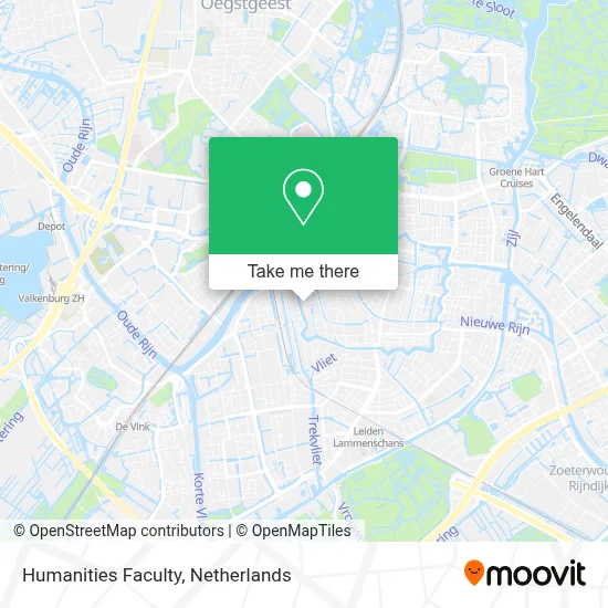 Humanities Faculty map