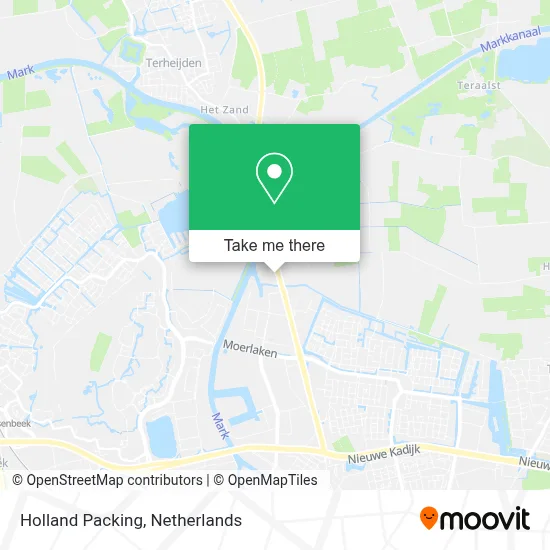 Holland Packing map