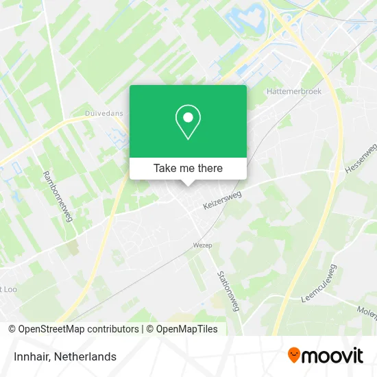 Innhair map