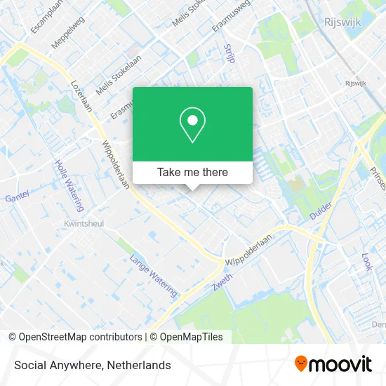 Social Anywhere map