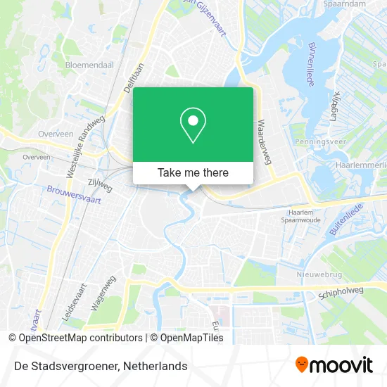 De Stadsvergroener map