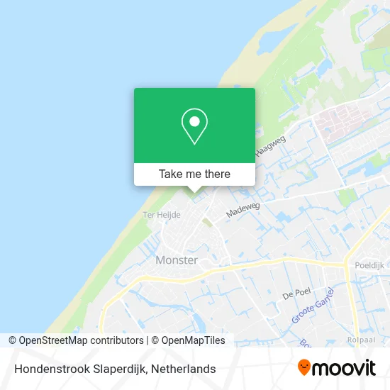 Hondenstrook Slaperdijk map