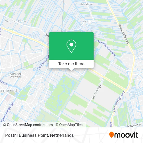 Postnl Business Point map