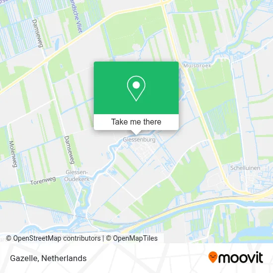 Gazelle map