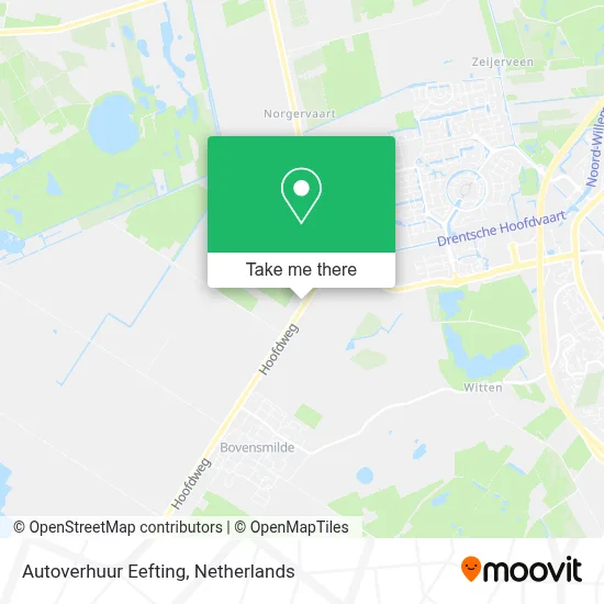 Autoverhuur Eefting map