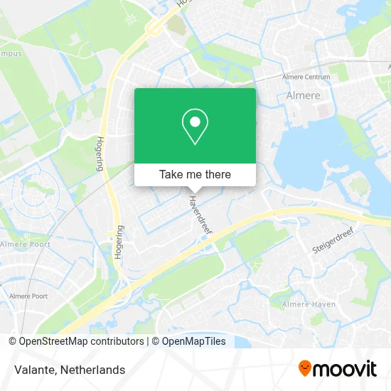 Valante map