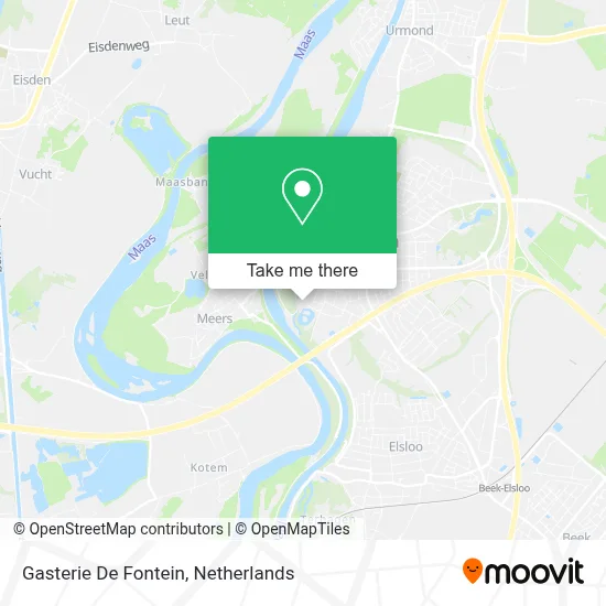 Gasterie De Fontein map