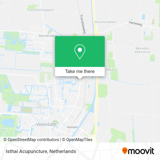 Isthai Acupuncture map
