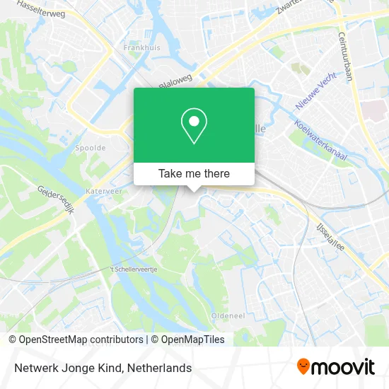 Netwerk Jonge Kind map