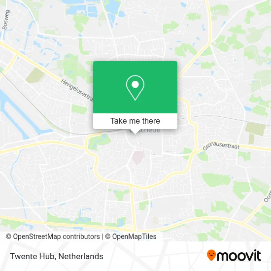 Twente Hub map